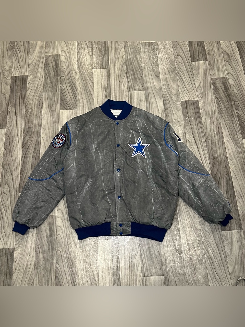 SIZE LARGE VTG 80’s STARTER DALLAS COWBOYS VARSITY BOMBER JACKET